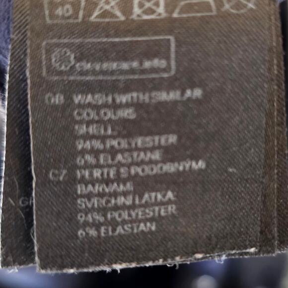 H&M Black Suedelike Soft Feel Suede Like Black A Line Skirt Size Size 12 - Picture 7 of 8